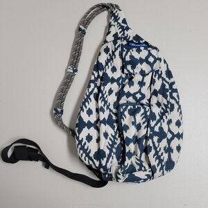 KAVU Outlander Ikat Dye Sling Backpack.